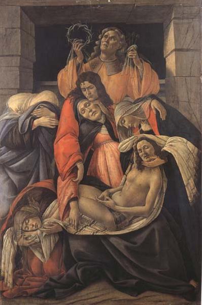 Sandro Botticelli Lament for Christ Dead oil painting picture